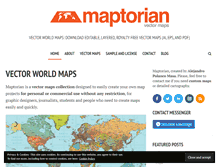 Tablet Screenshot of maptorian.com